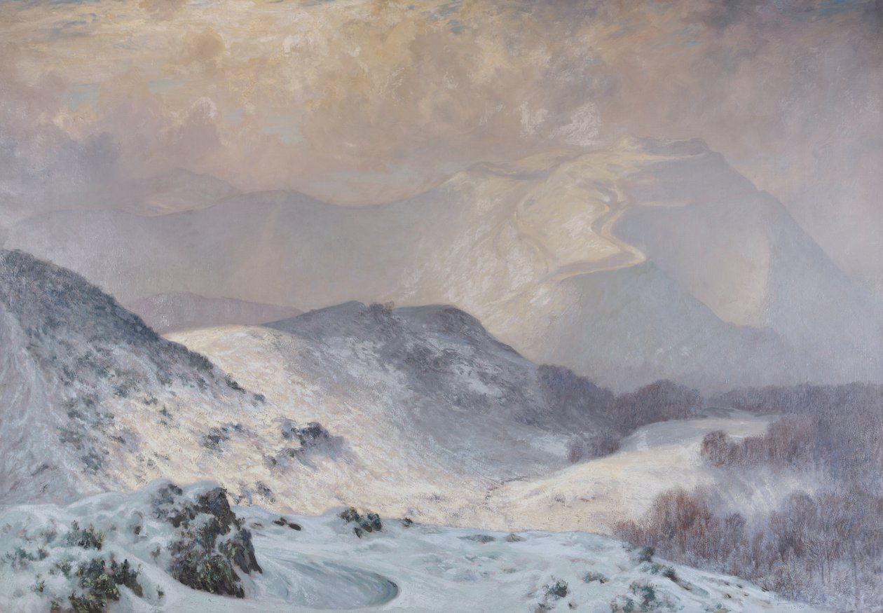 Invierno en Malvern, Worcestershire de Harry William Adams