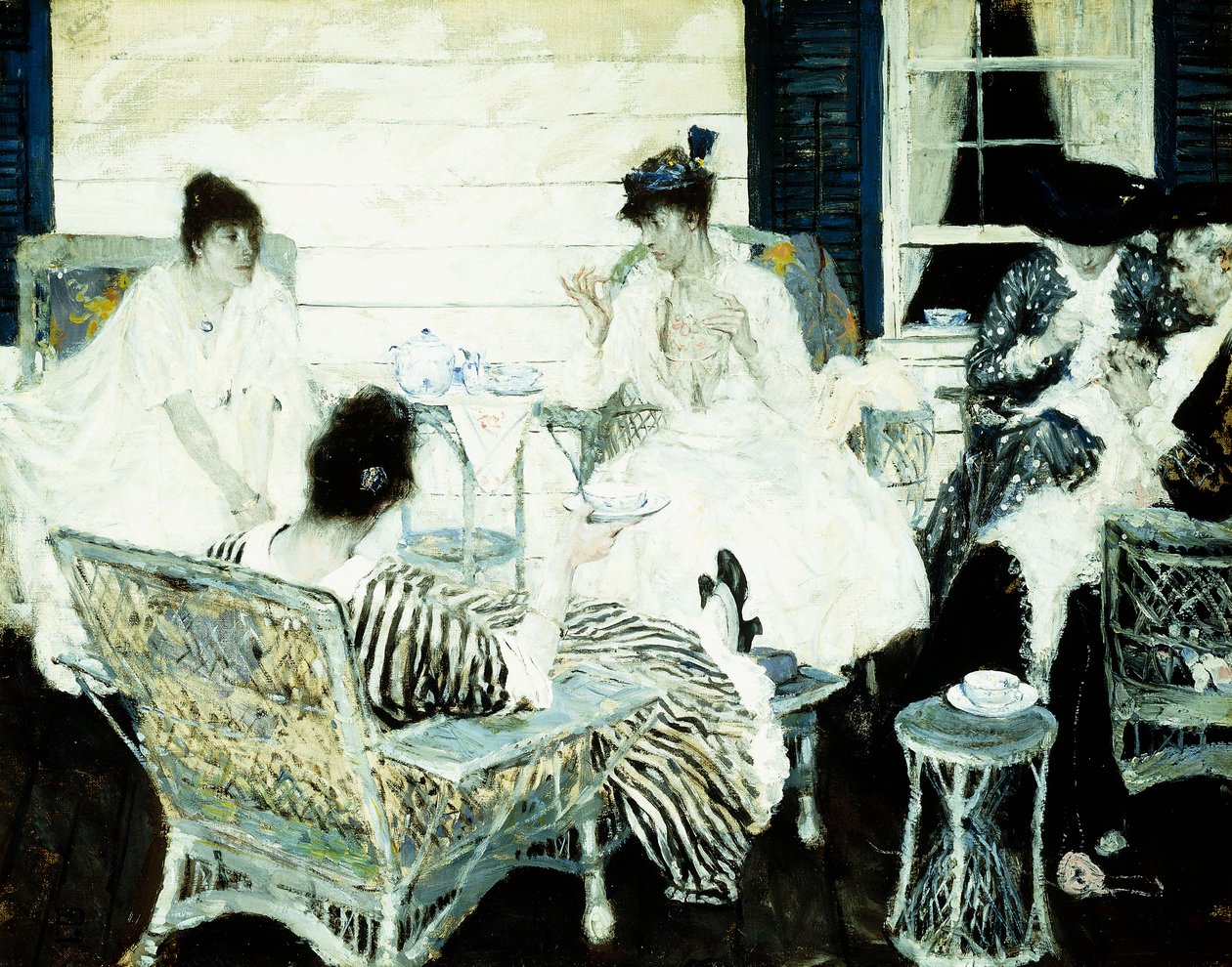 El Tea Party de Harvey T. Dunn