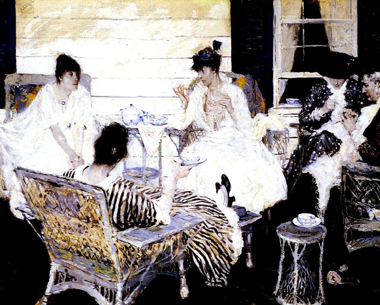 El Tea Party de Harvey T. Dunn