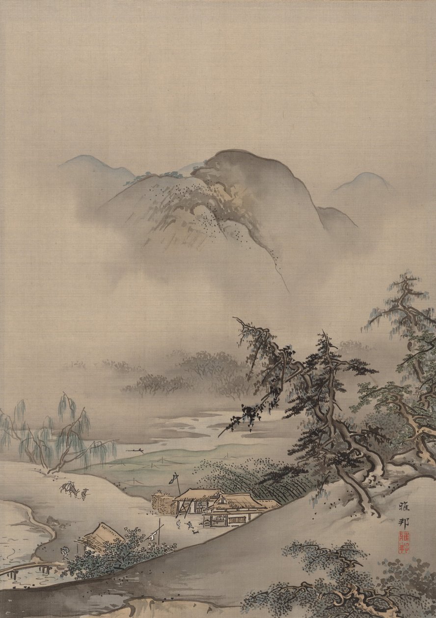 Paisaje de Hashimoto Gaho