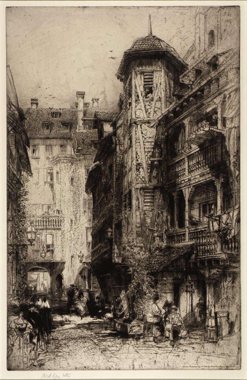 Cour de Corbeau, Estrasburgo de Hedley Fitton