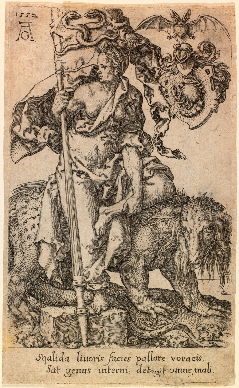 Envidia de Heinrich Aldegrever