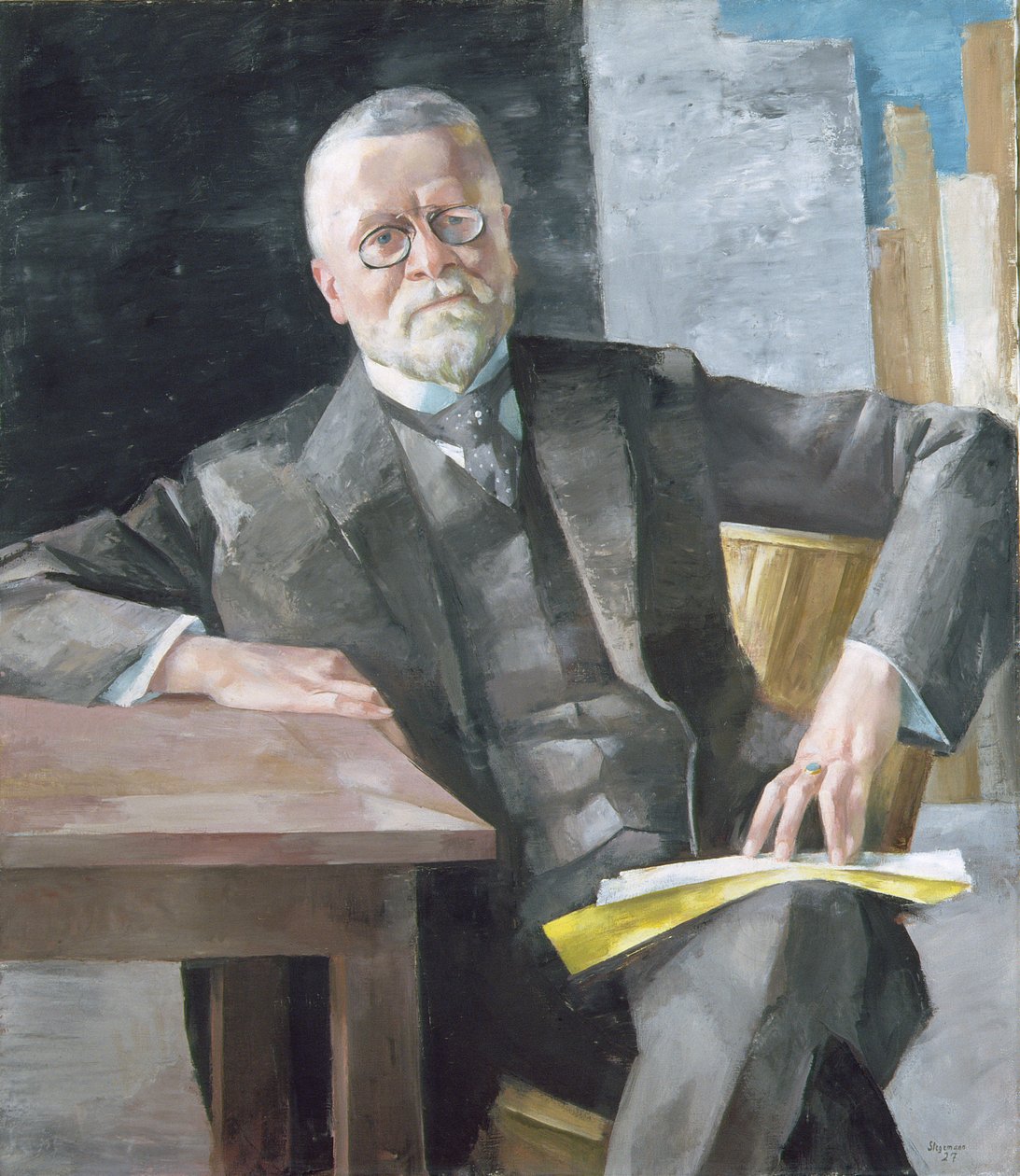 Profesor Dr. Fritz Schumacher (1869-1947), 1927 de Heinrich Stegemann