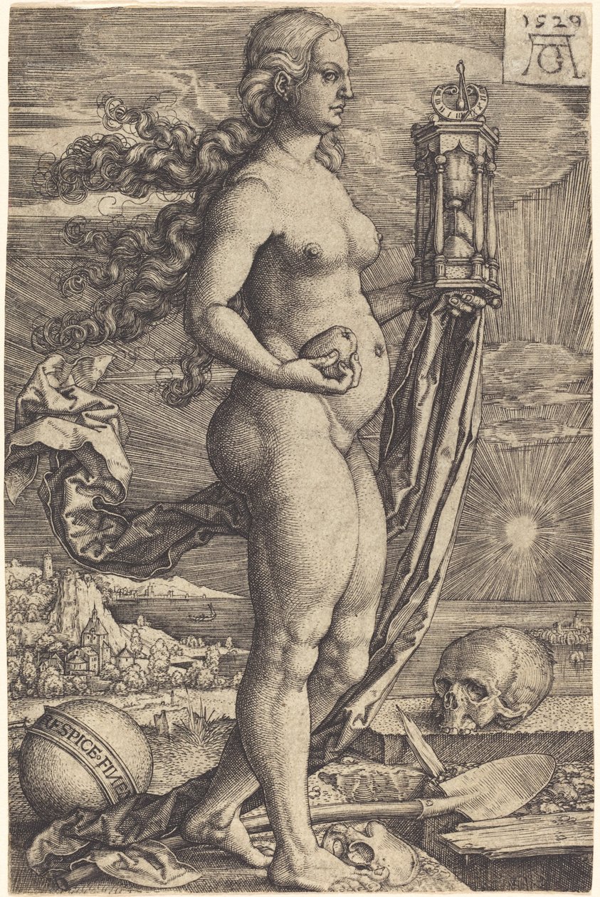 Conmemoración de los muertos, 1529 de Heinrich Aldegrever