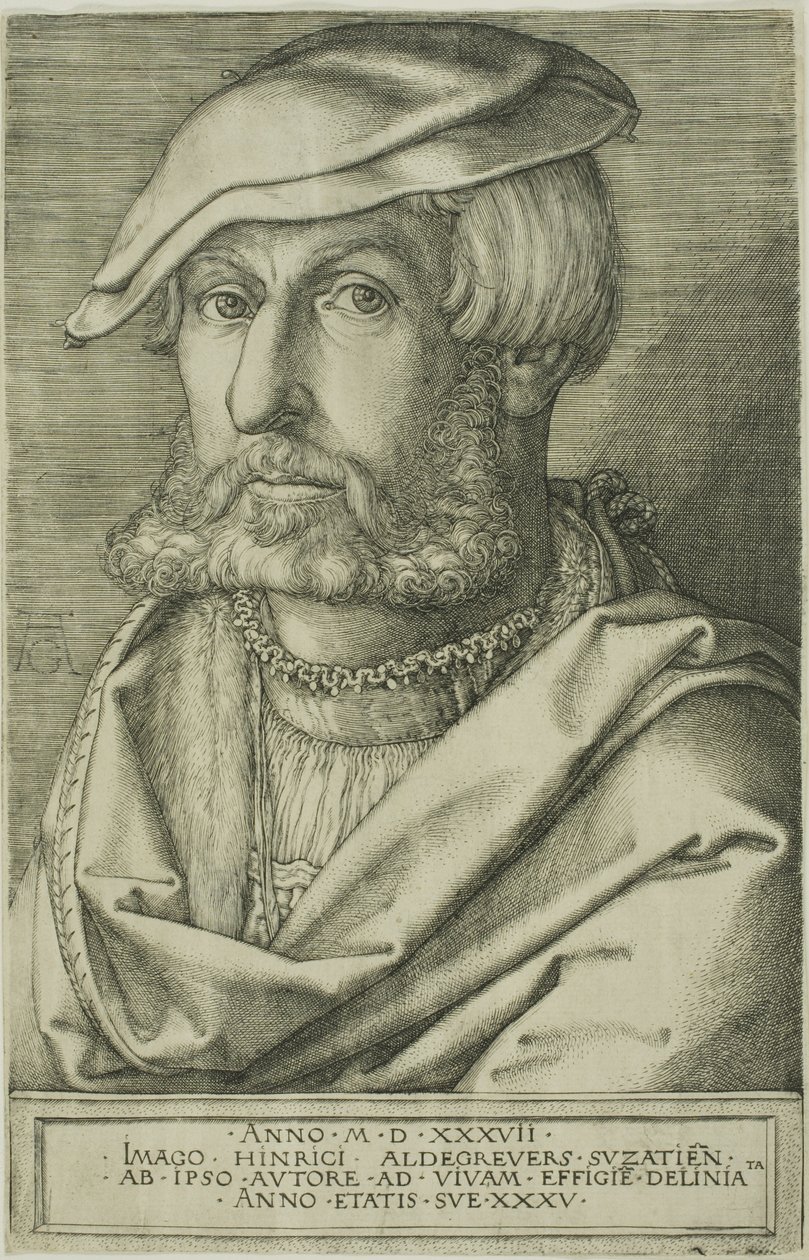 Heinrich Aldegrever, a los 35 años de Heinrich Aldegrever