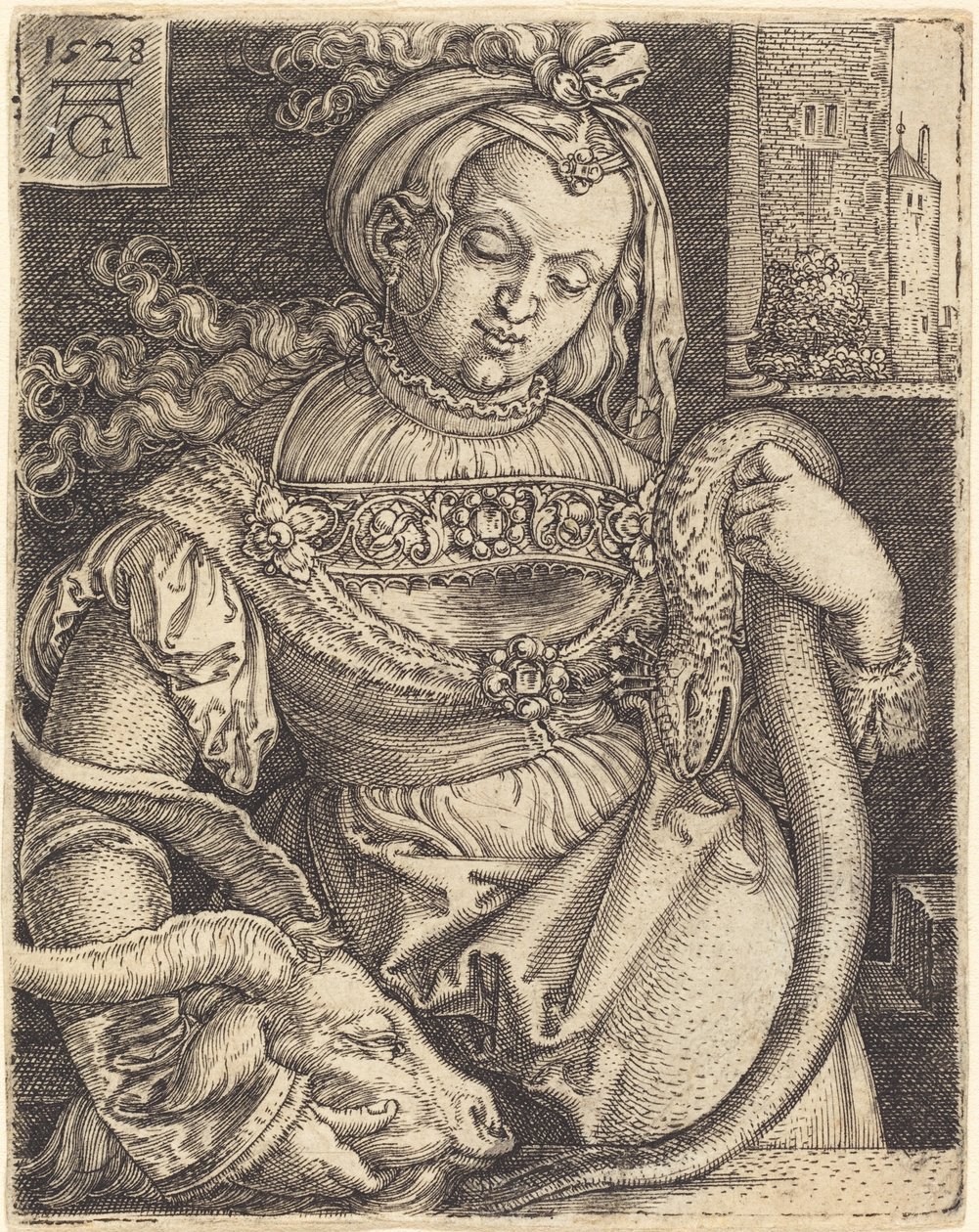 Intemperancia, 1528 de Heinrich Aldegrever