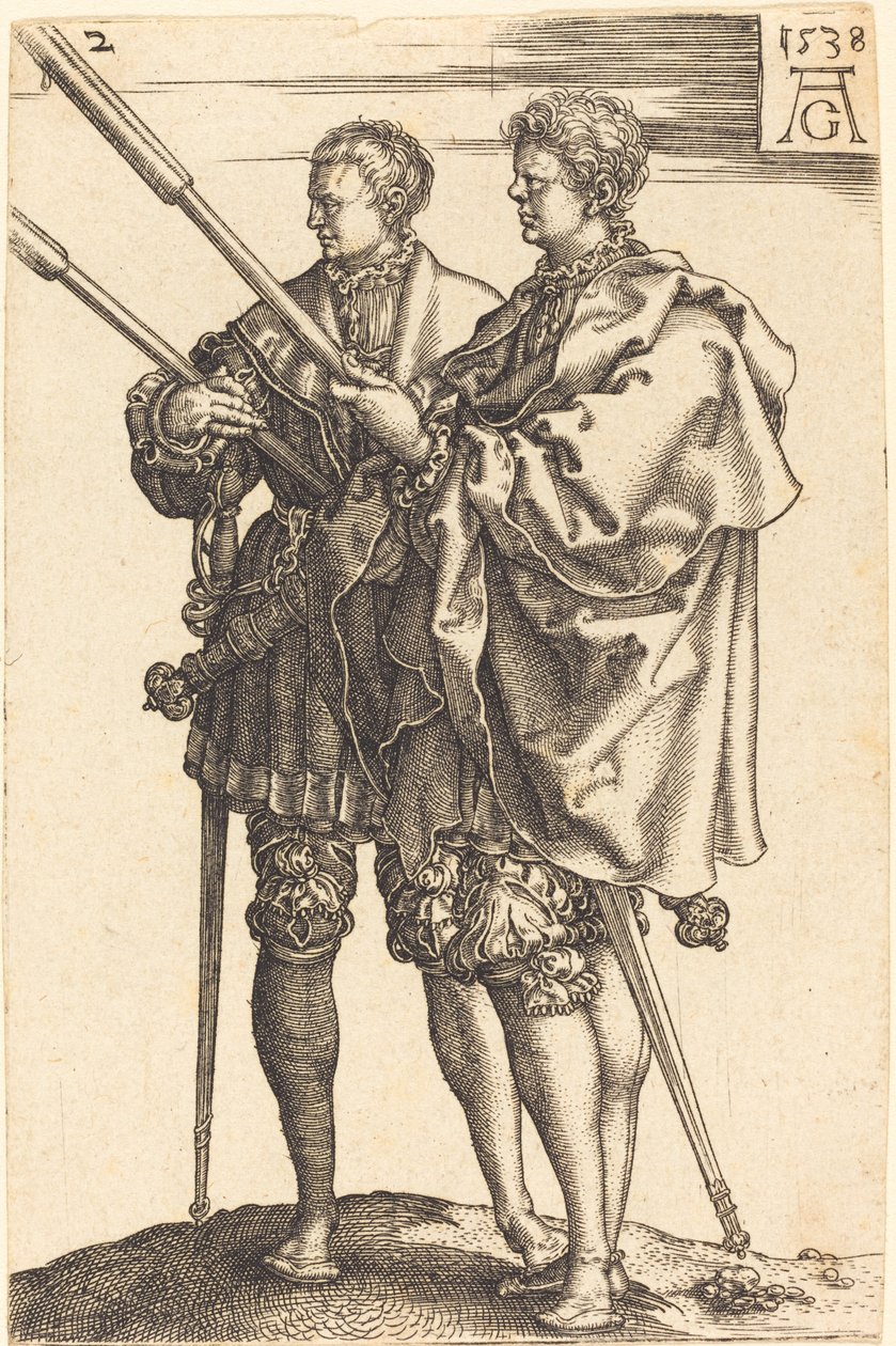 Grandes bailarines de boda de Heinrich Aldegrever