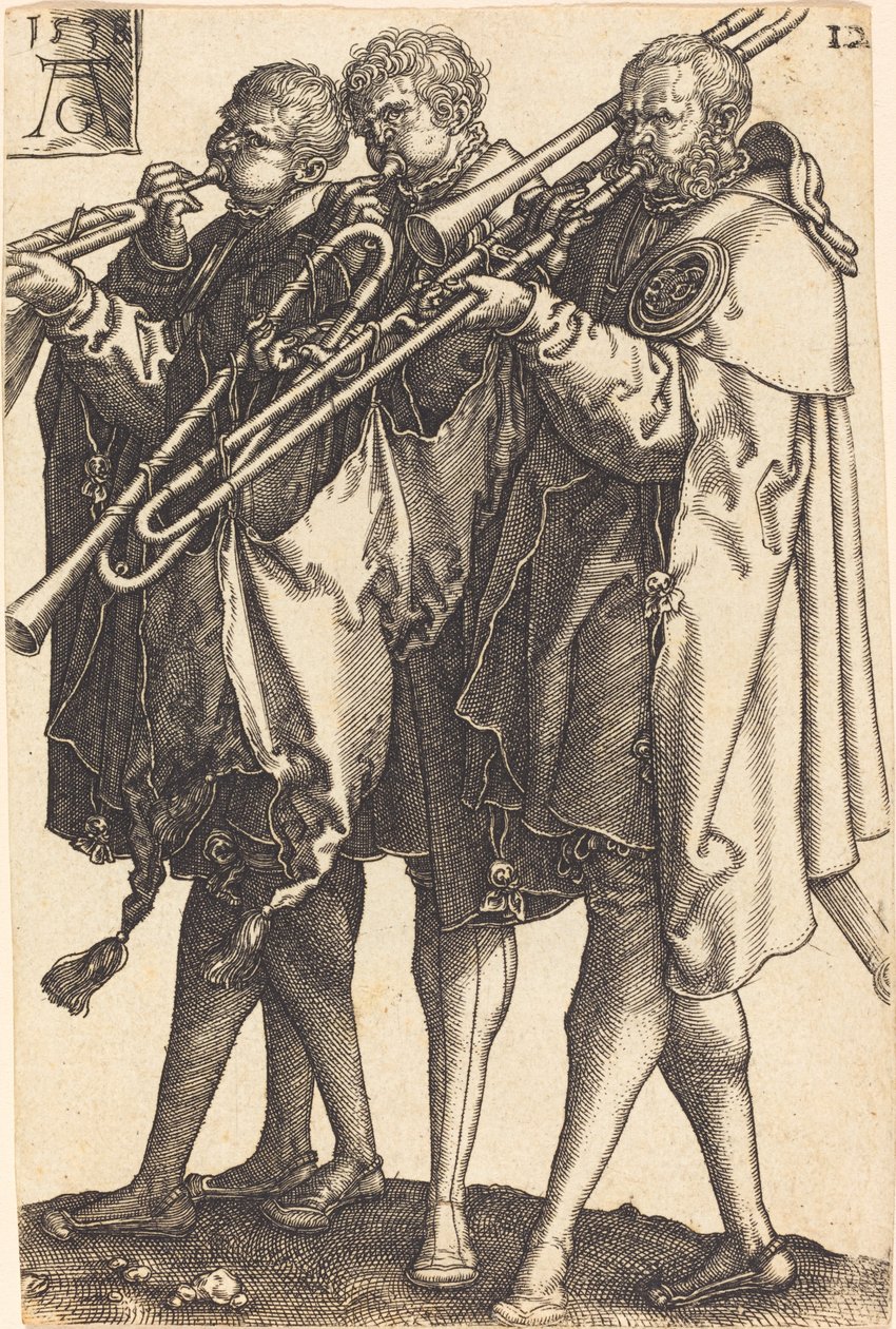 Grandes bailarines de boda, 1538 de Heinrich Aldegrever