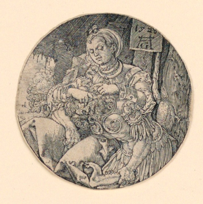 Sansón y Dalila de Heinrich Aldegrever