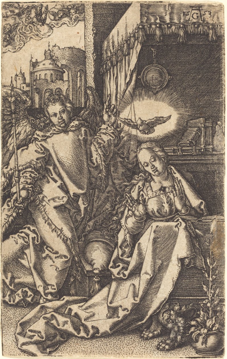 La Anunciación de Heinrich Aldegrever