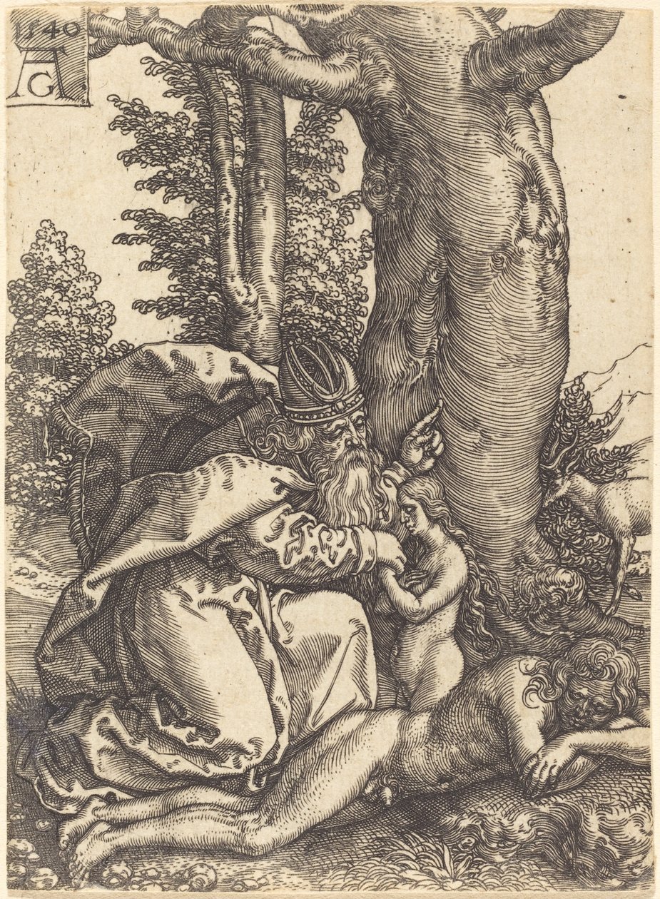 La creación de Eva de Heinrich Aldegrever
