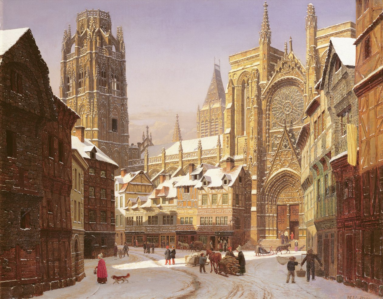 Ciudad catedralicia holandesa de Heinrich Hansen
