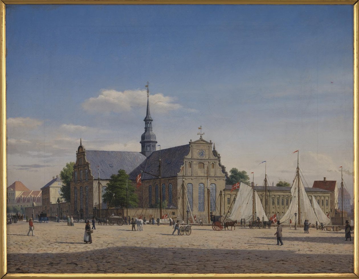 Parte de la iglesia de Holmen de Heinrich Hansen