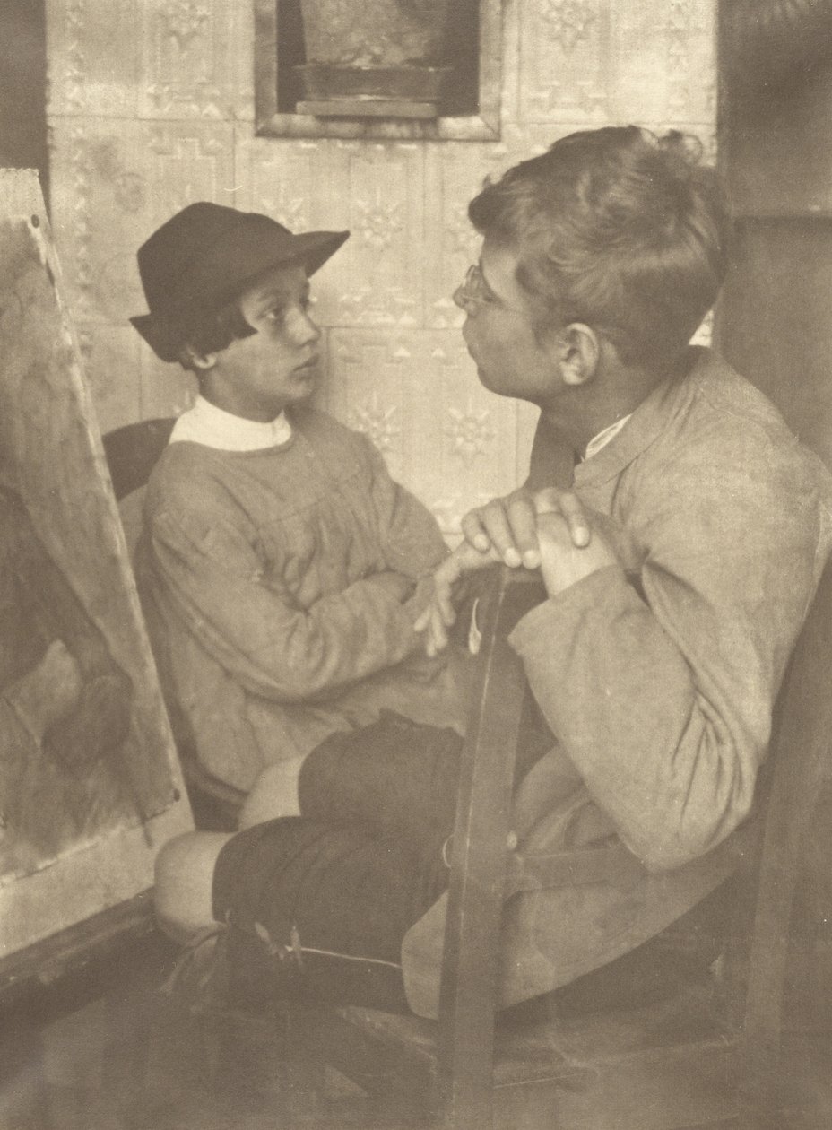 [Los hijos del artista] de Heinrich Kuhn