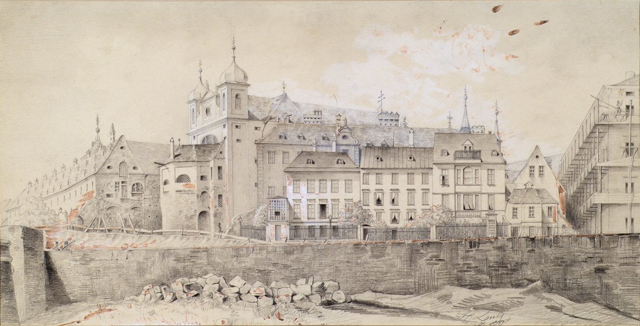 Iglesia y Monasterio de los Dominicos en Viena de Heinrich Lang