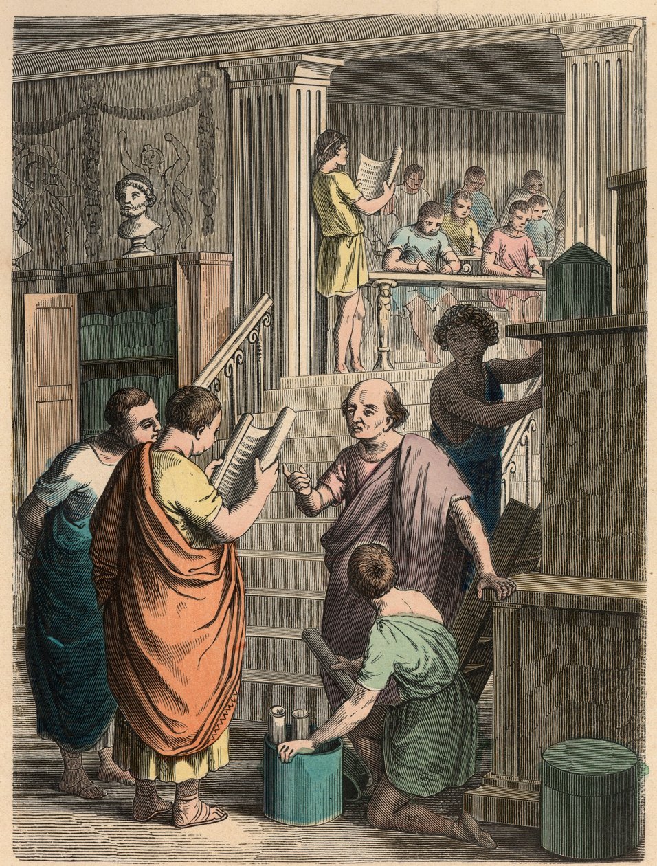Antigua Roma: Venta y fabricación de libros de Heinrich Leutemann