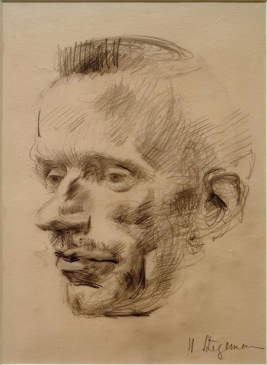Retrato de Wilhelm Werner, alrededor de 1926 de Heinrich Stegemann