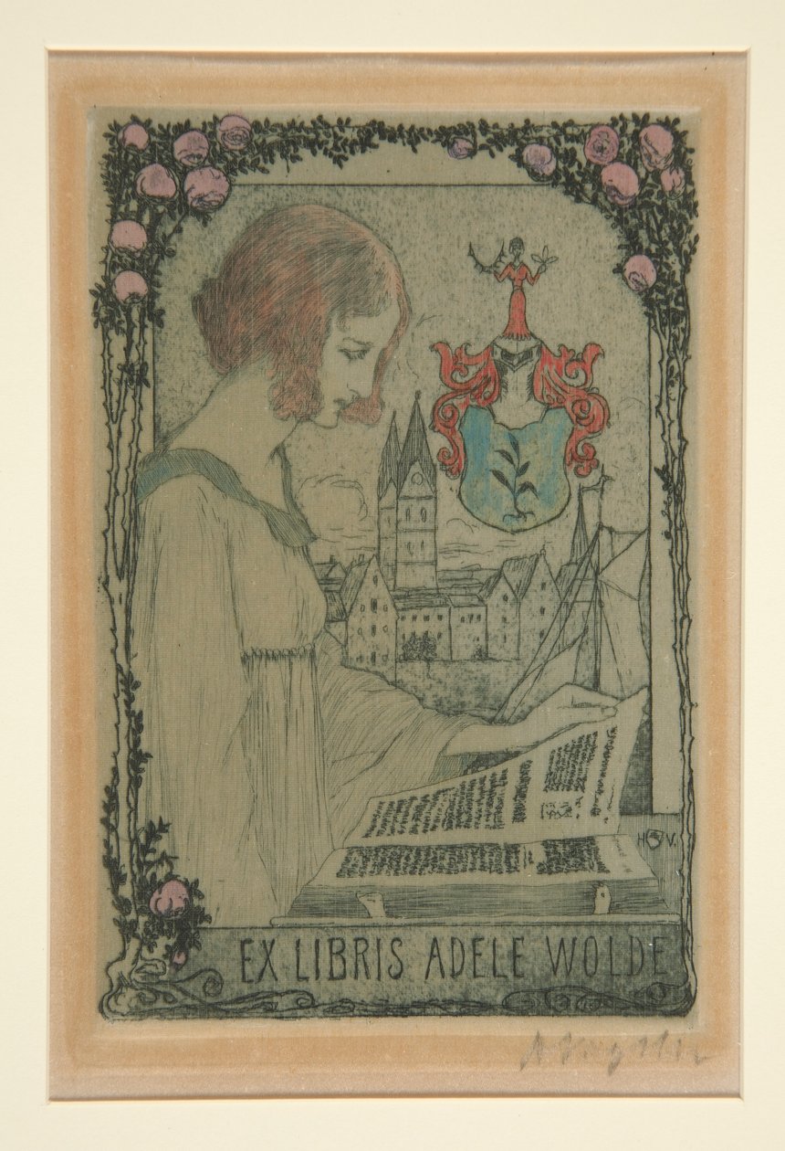 ex libris de Heinrich Vogeler