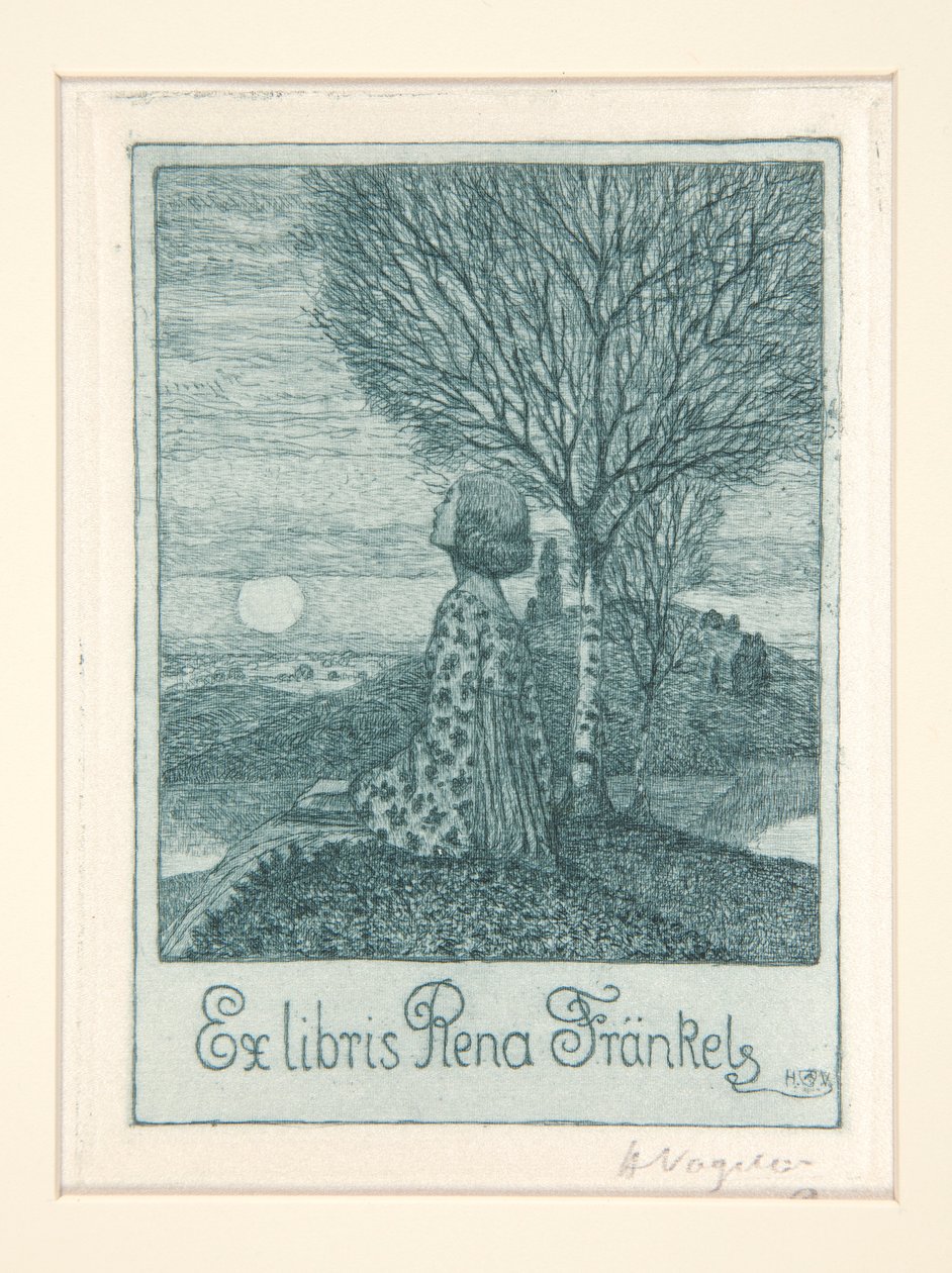 ex libris de Heinrich Vogeler