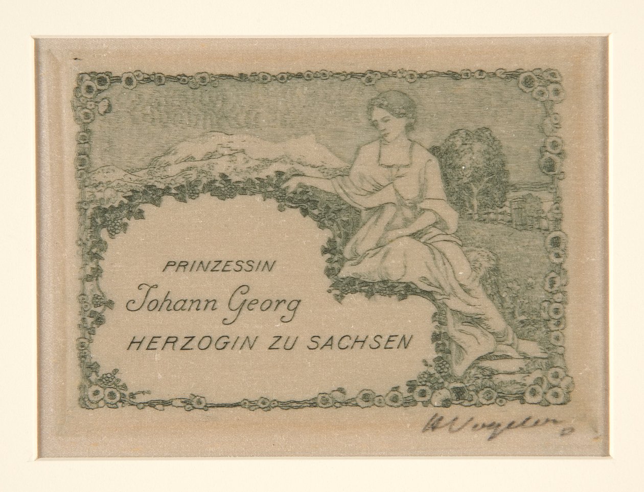 ex libris de Heinrich Vogeler