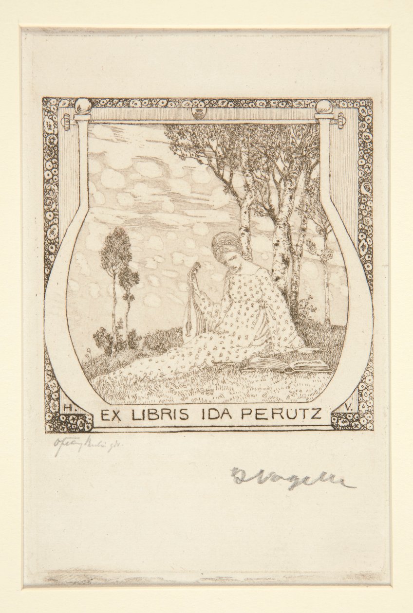ex libris de Heinrich Vogeler