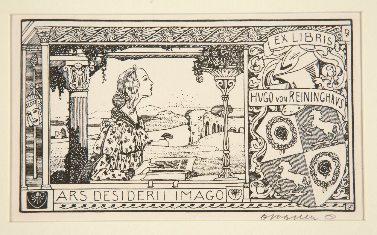 ex libris de Heinrich Vogeler
