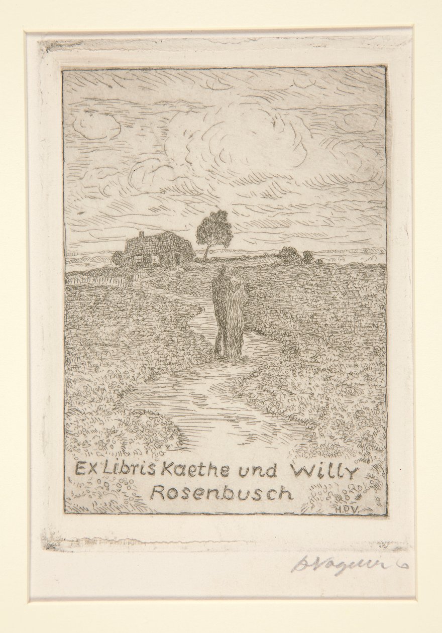 ex libris de Heinrich Vogeler