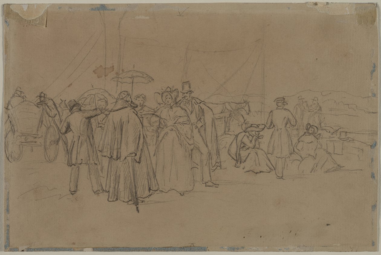 Pasajeros para el vapor del Rin (recto) de Heinrich von Mayr