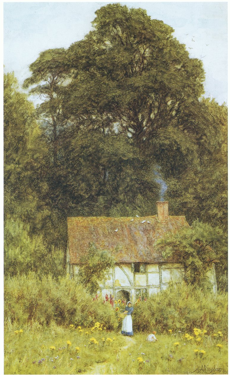 Cabaña en Brook, cerca de Witley de Helen Allingham