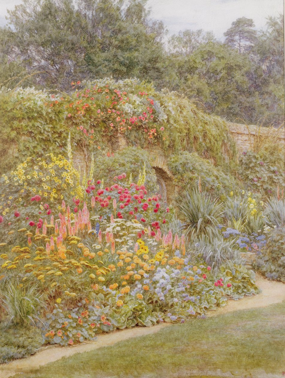 El jardín de Gertrude Jekyll, Munstead Wood, Surrey de Helen Allingham