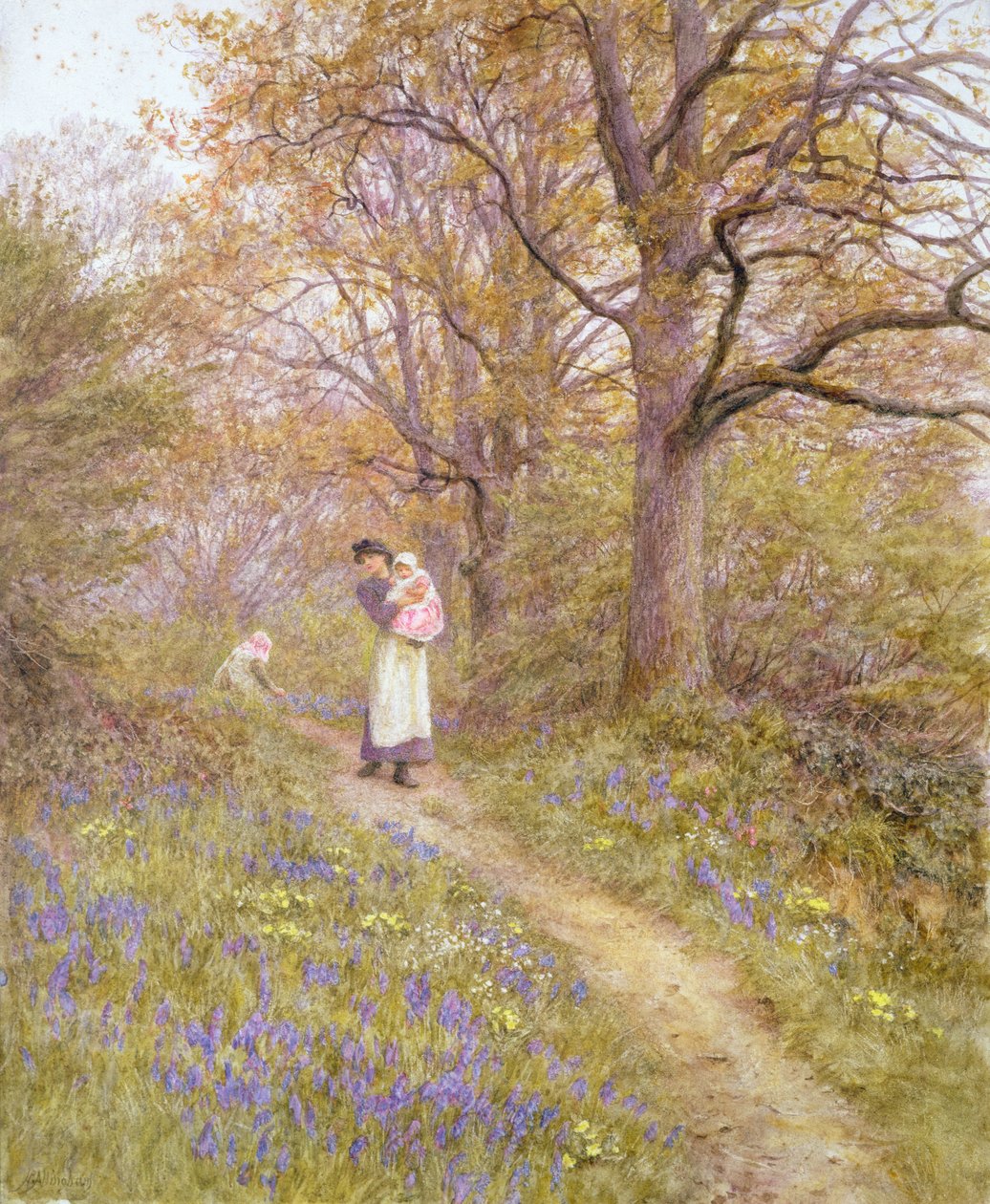 Campanillas Azules de Helen Allingham