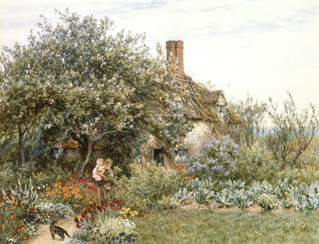 Cerca de Hambledon de Helen Allingham