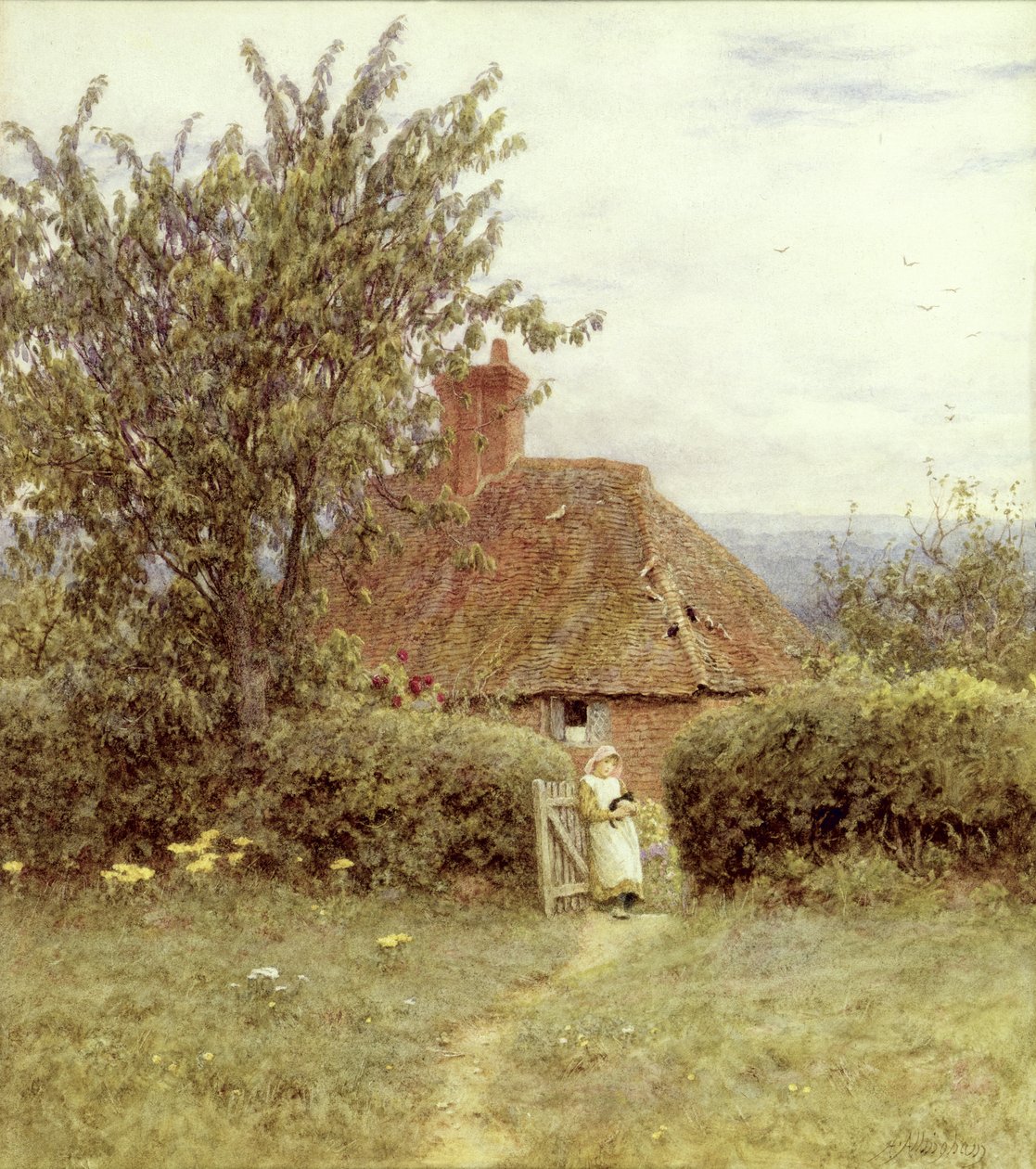 Cerca de Haslemere de Helen Allingham