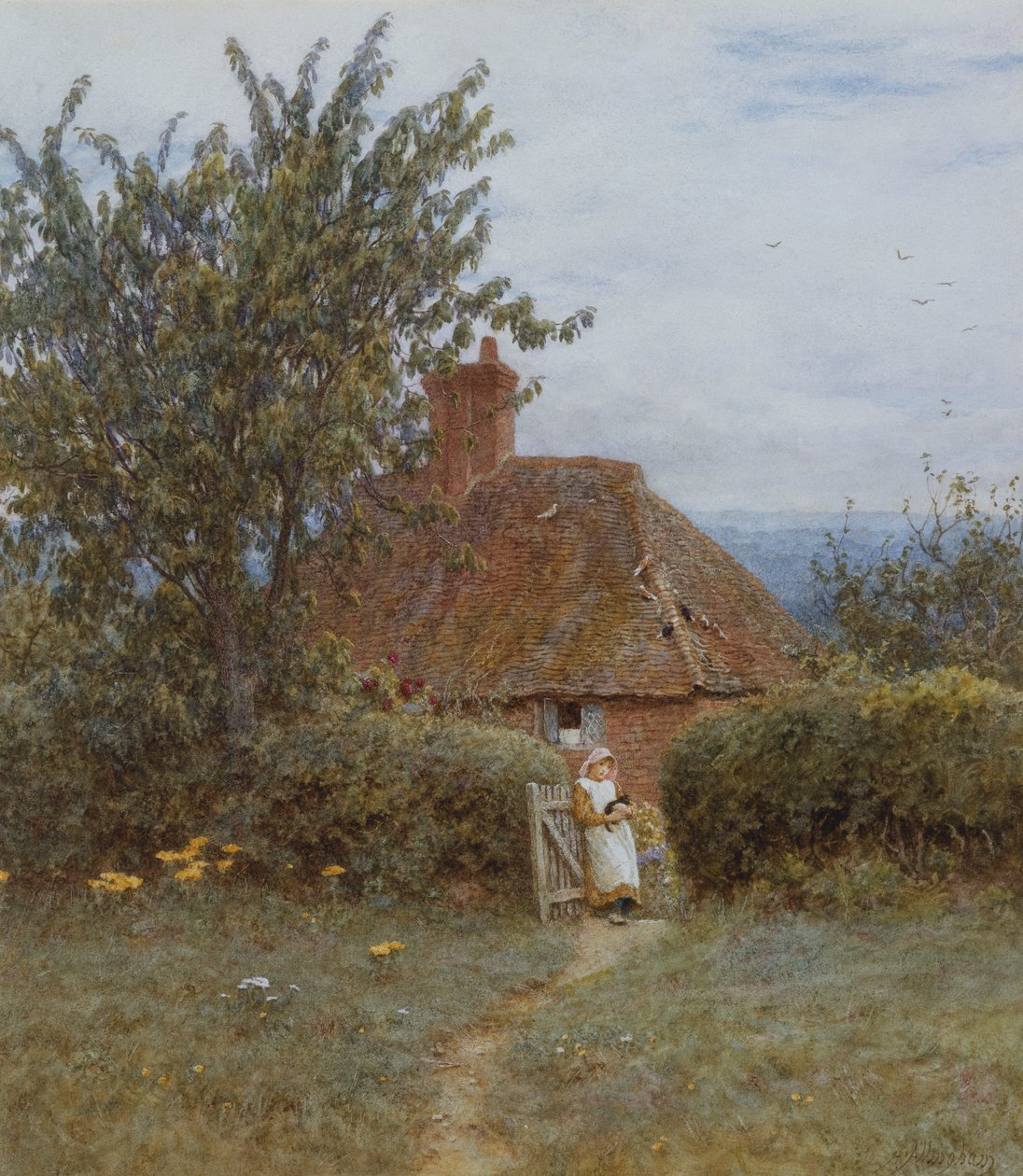 Cerca de Haslemere de Helen Allingham