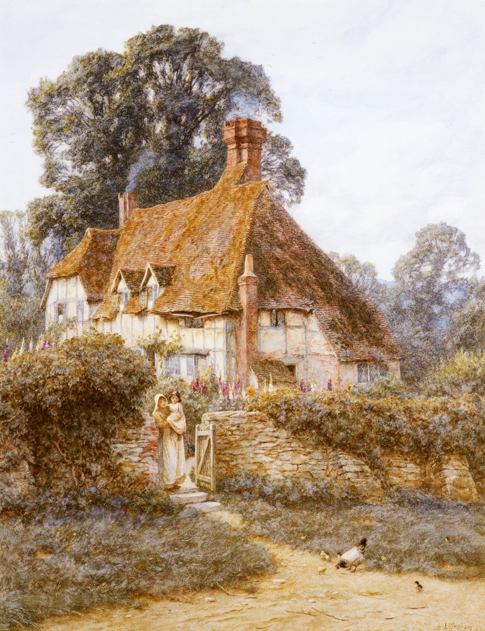 Cerca de Witley, Surrey de Helen Allingham