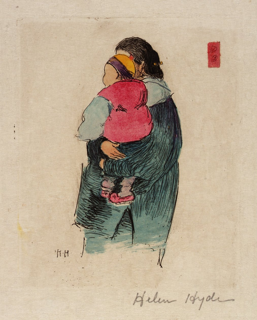 Madre e hijo de Helen Hyde