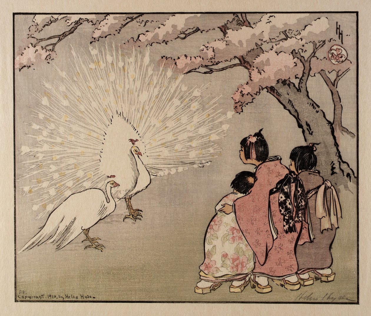 El pavo real blanco de Helen Hyde