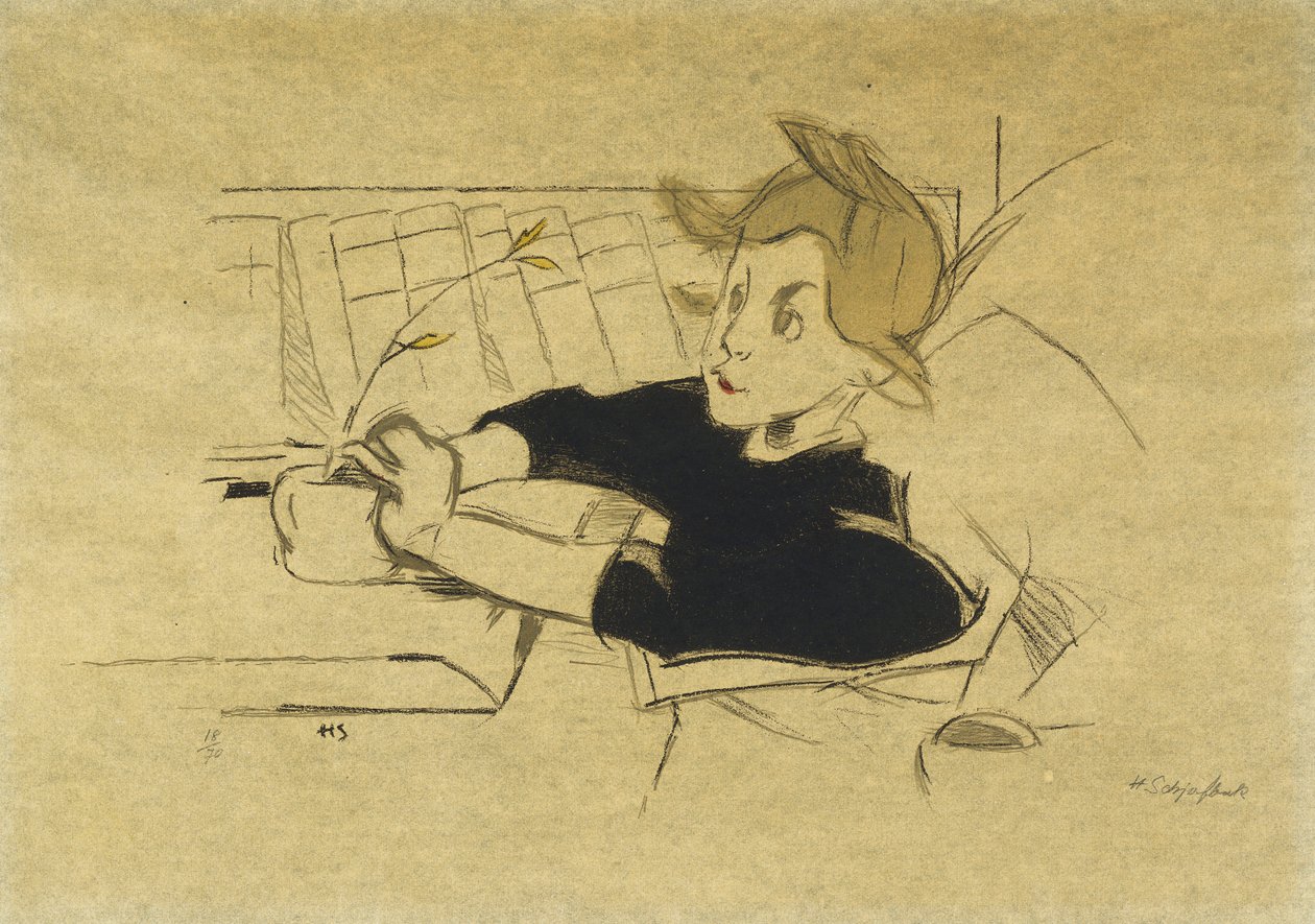 el convaleciente; Konvalescenten de Helene Schjerfbeck