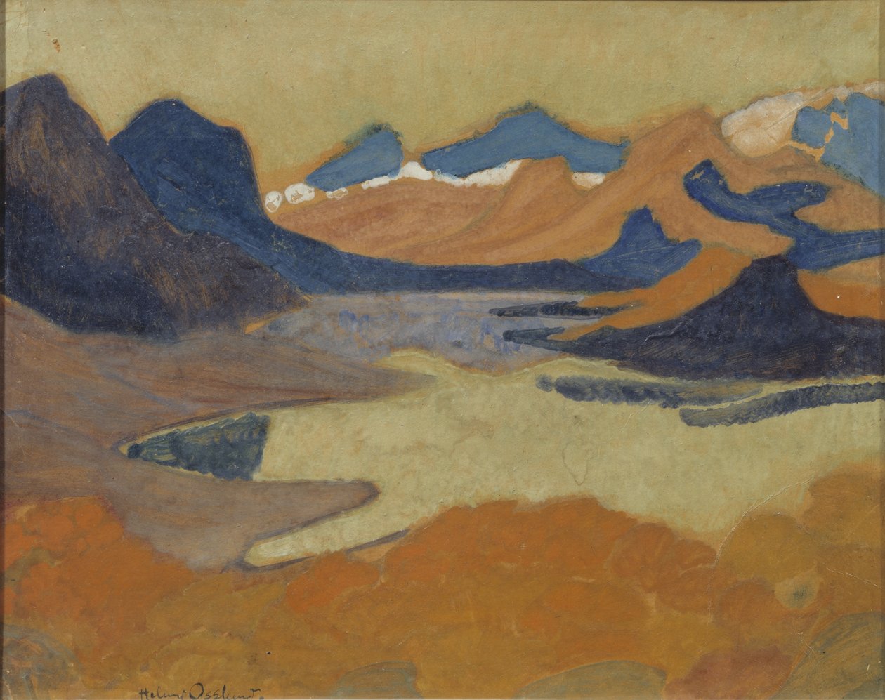 En camino a Stora Sjöfallet de Helmer Osslund