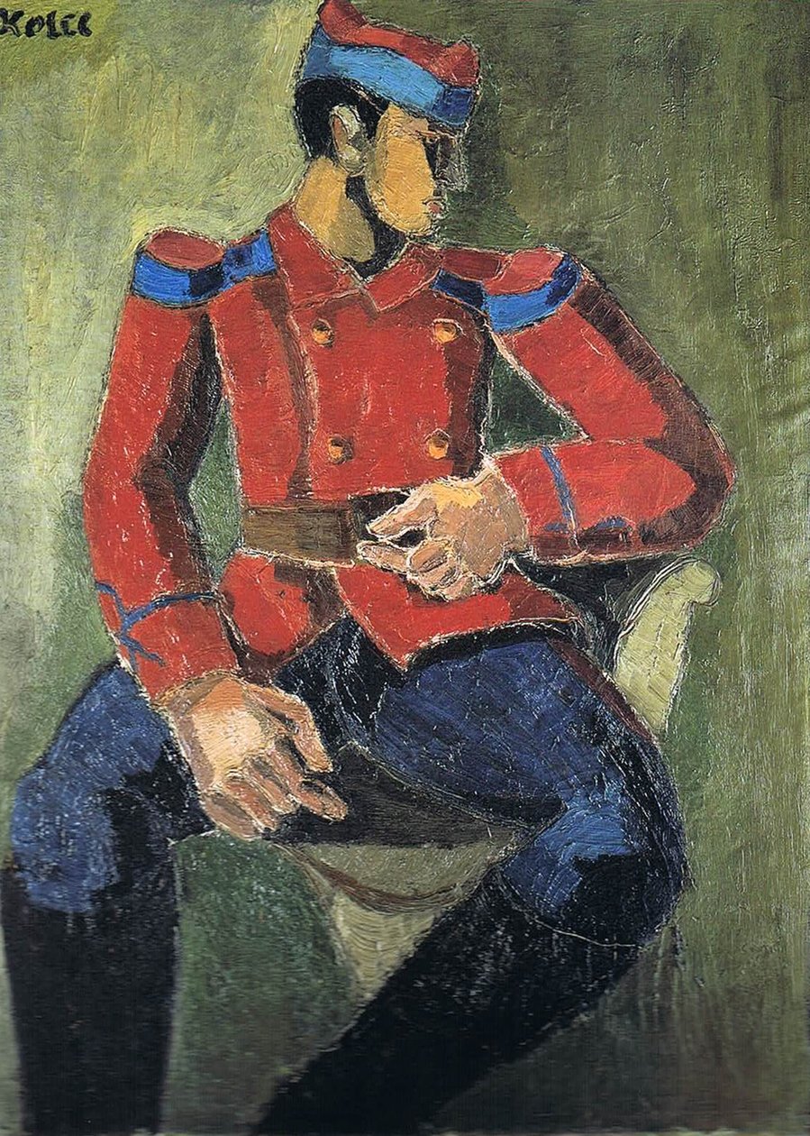 Soldado sentado de Helmut Kolle