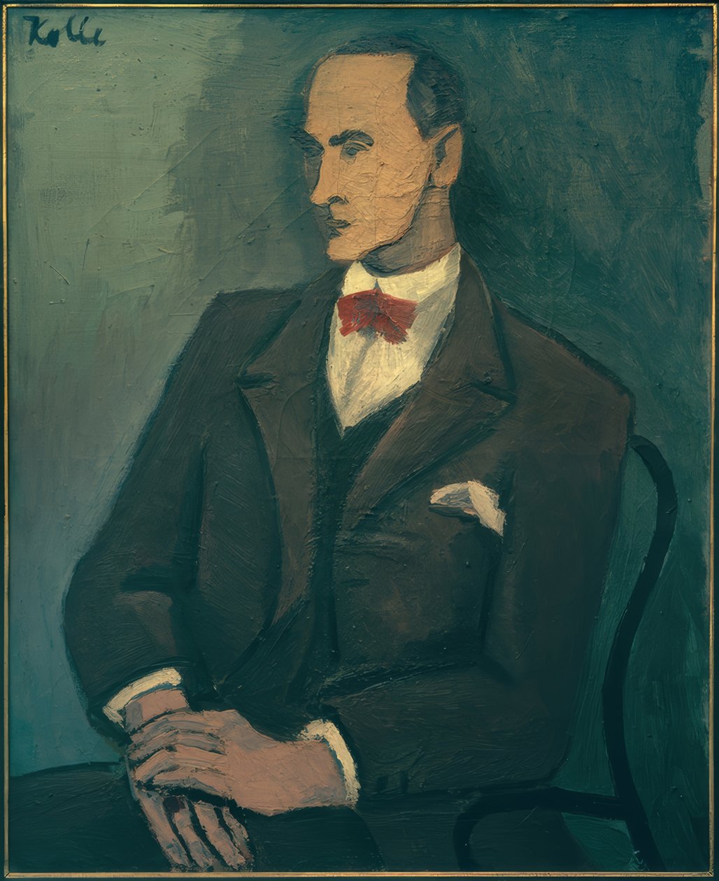 Retrato de Wilhelm Uhde de Helmut Kolle