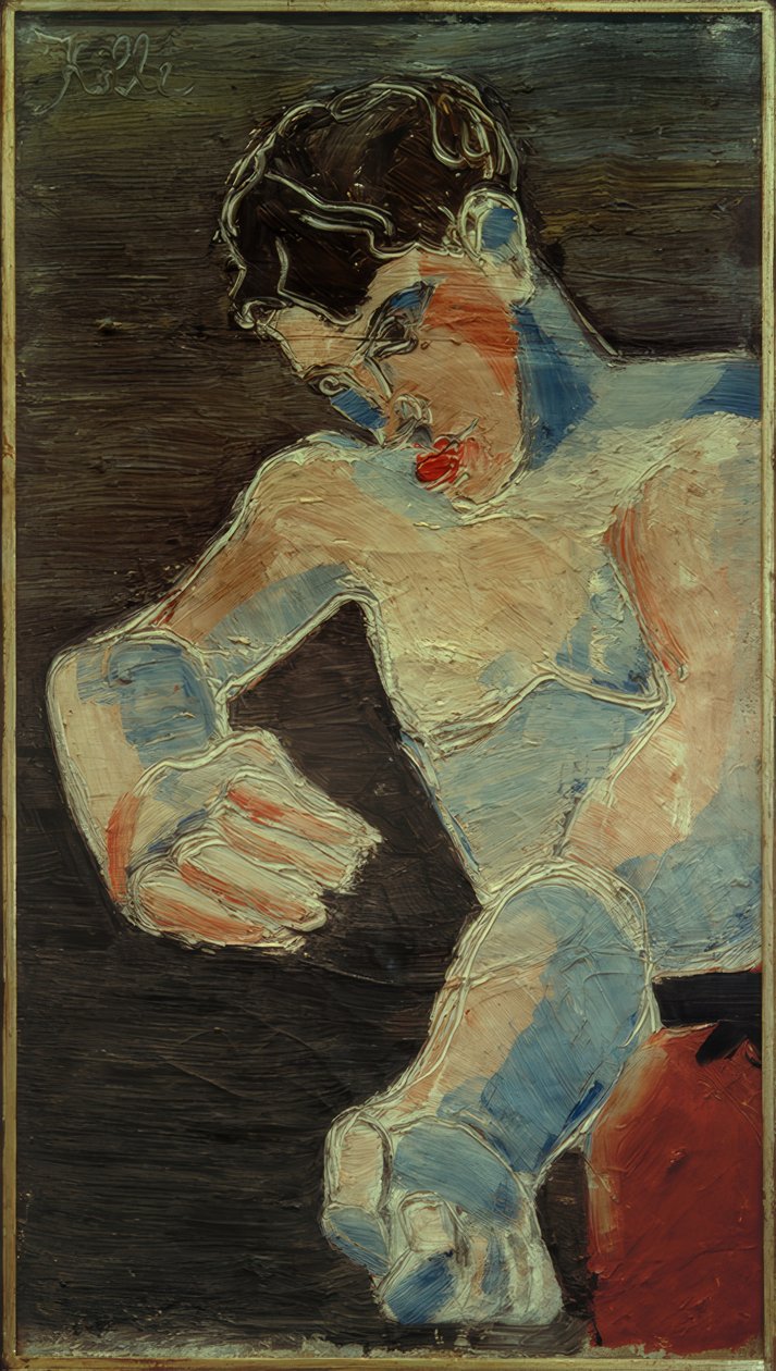 Autorretrato (Joven boxeador) de Helmut Kolle