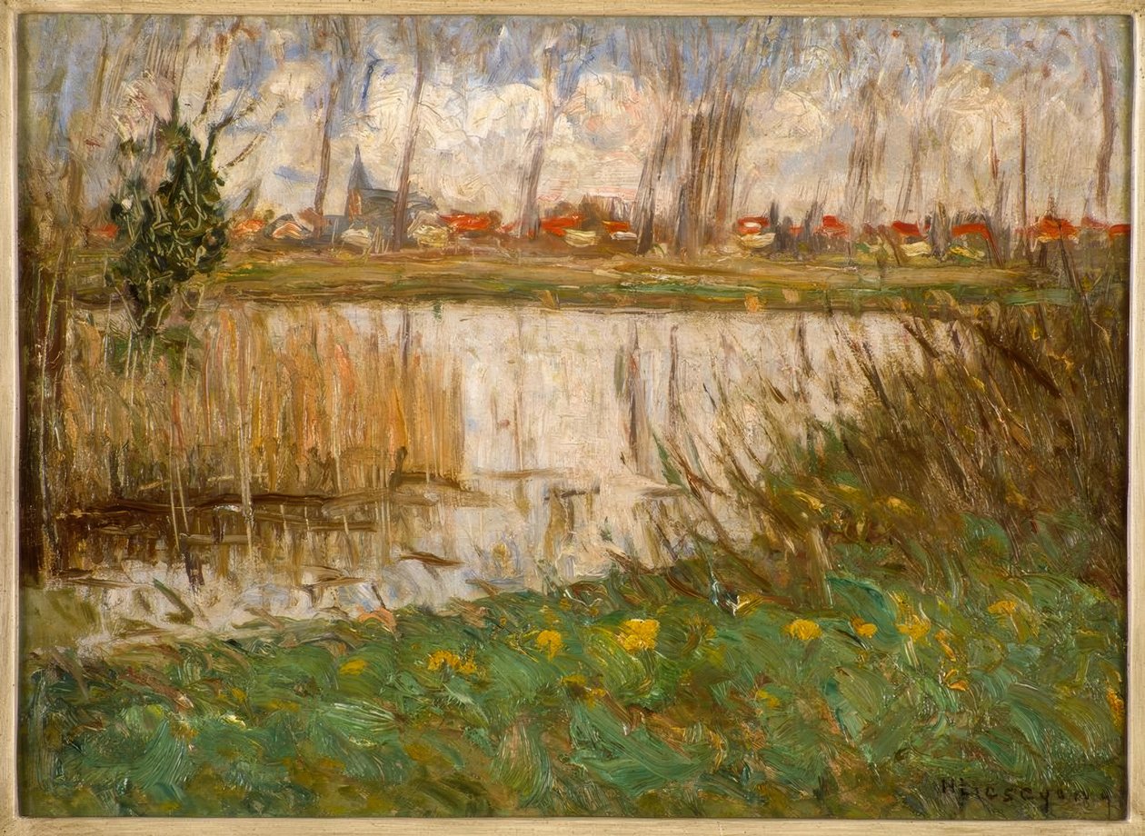 Aguas estancadas en el preludio de la primavera de Helmuth Liesegang