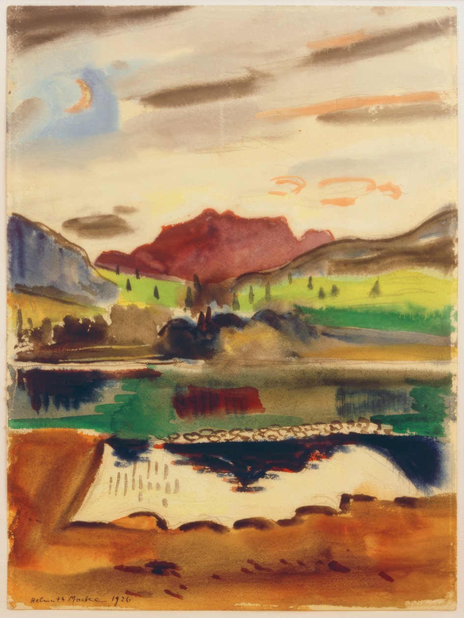 Paisaje, 1926 de Helmuth Macke