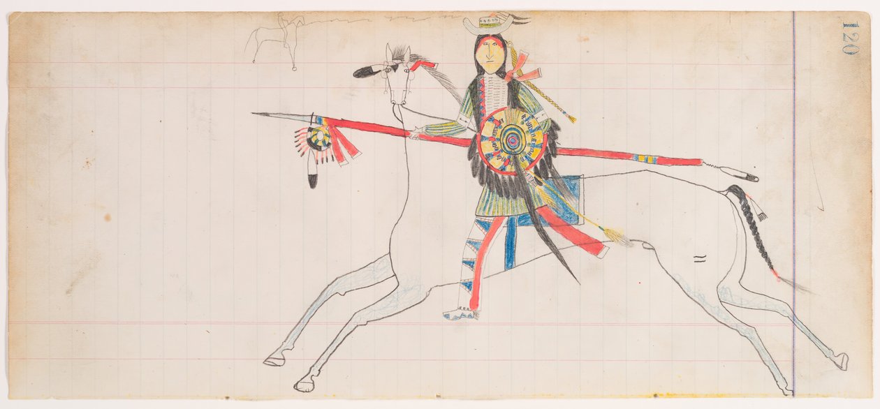 Autorretrato de Henderson Ledger Artist A.