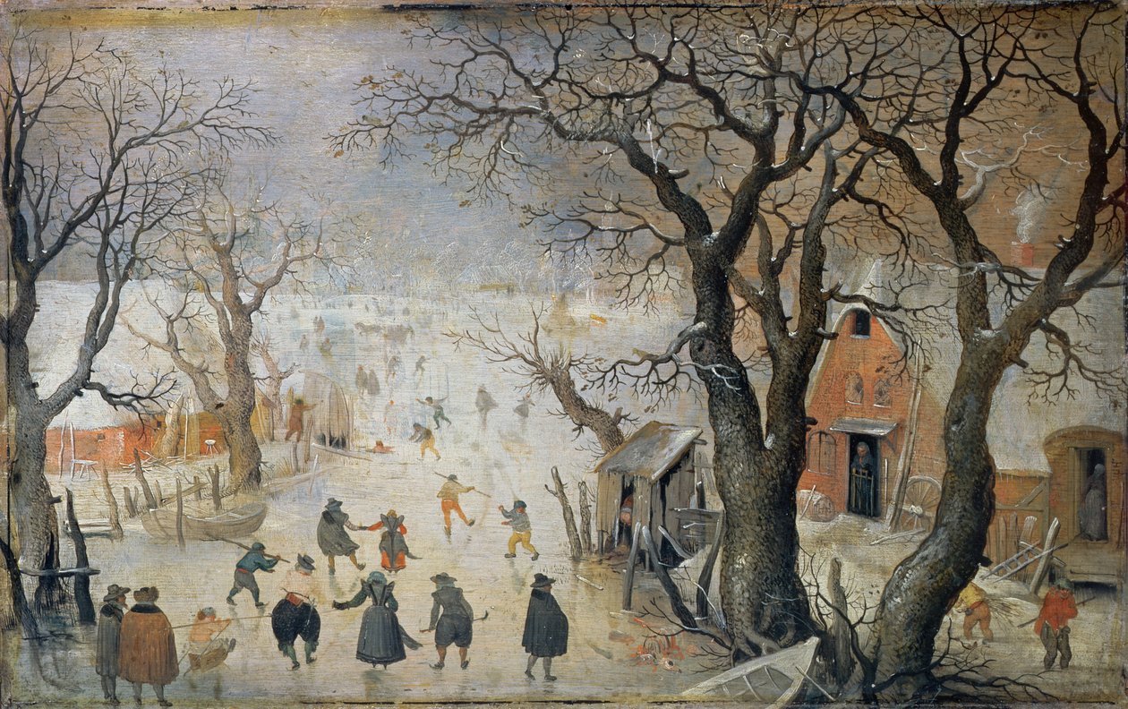Escena de Invierno, c.1610 de Hendrick Avercamp