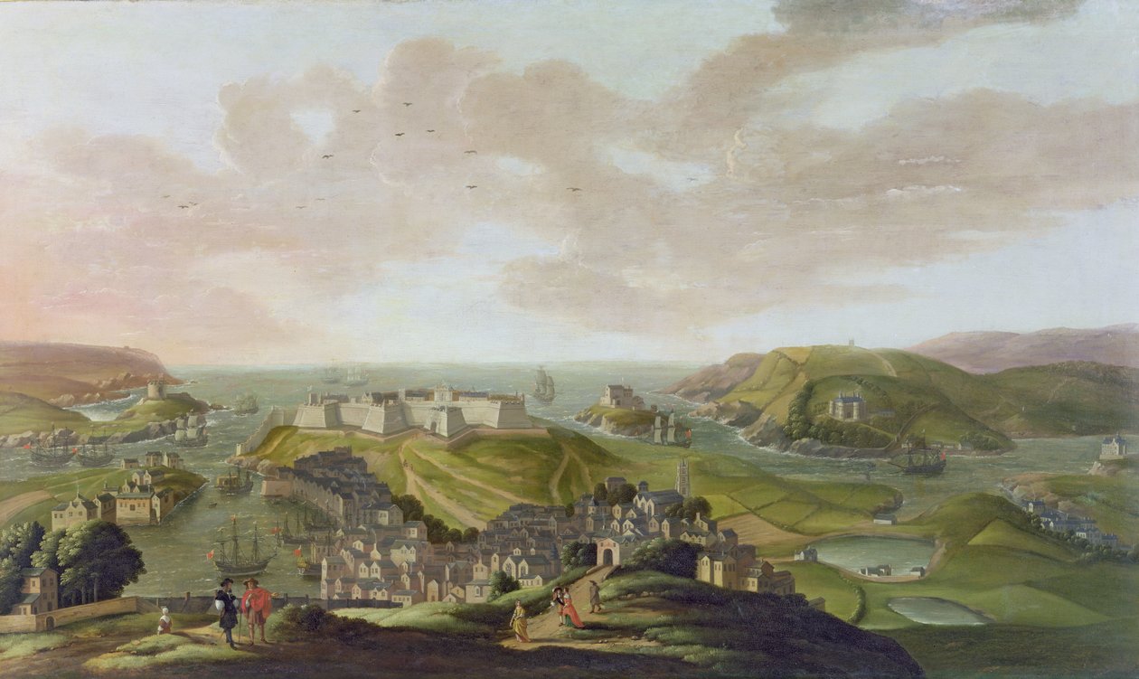 Plymouth, 1673 de Hendrick Danckerts