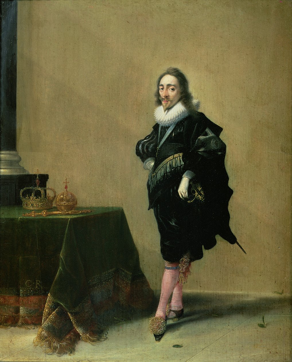 Retrato de Carlos I (1600-49) 1632 de Hendrick Gerritsz Pot