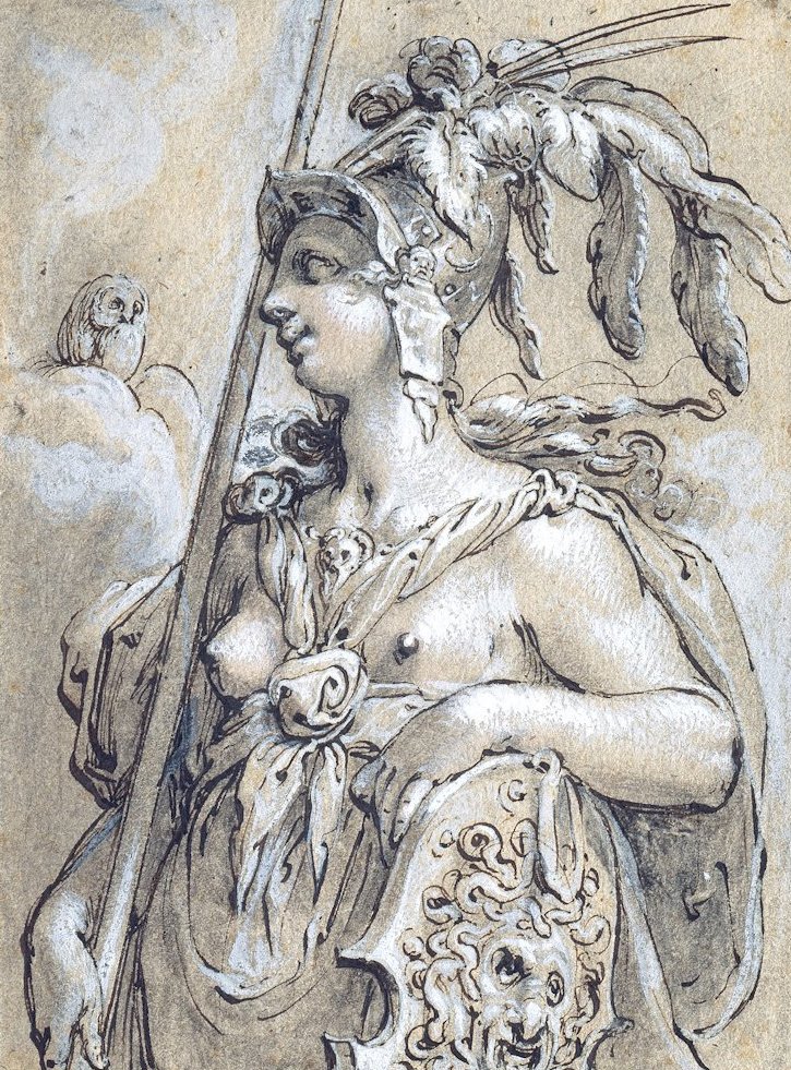 Minerva de Hendrik Goltzius
