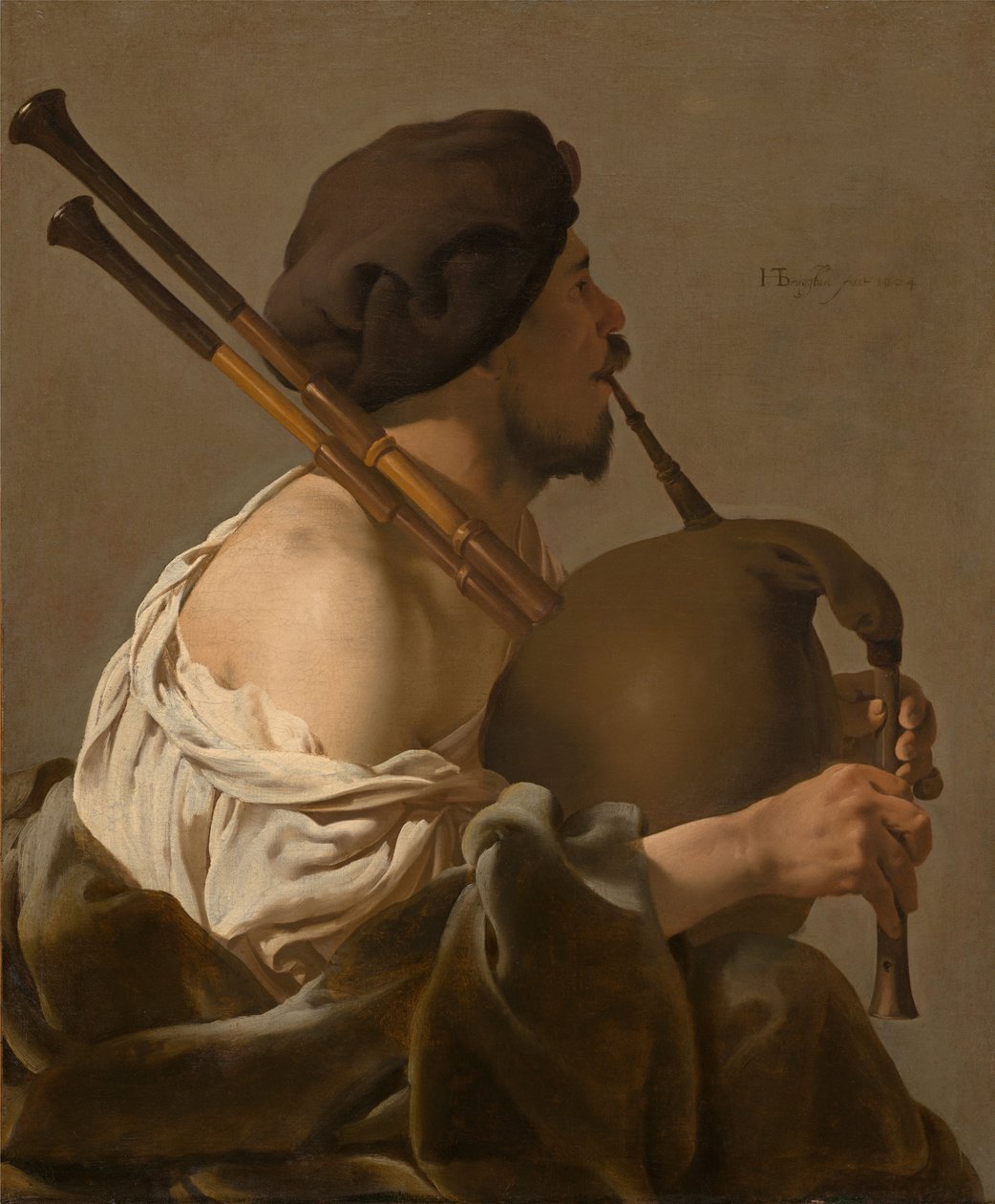 Tocador de gaita de Hendrick ter Brugghen